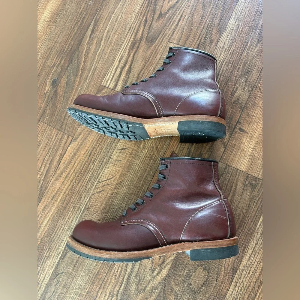 RARE Red Wing Beckman Boots 9011 in Black Cherry Featherstone Leather 7.5